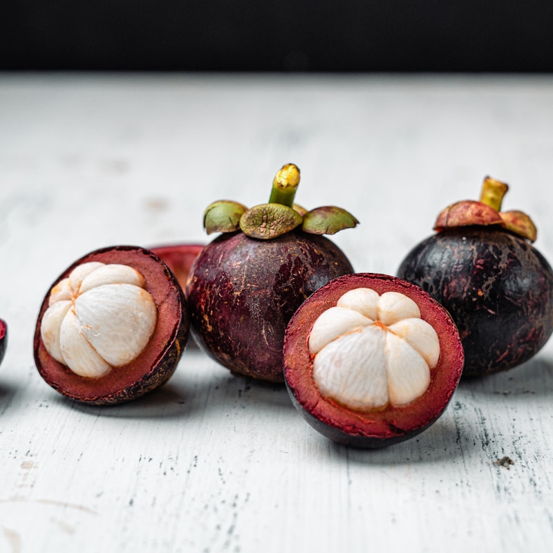 Fresh mangosteens